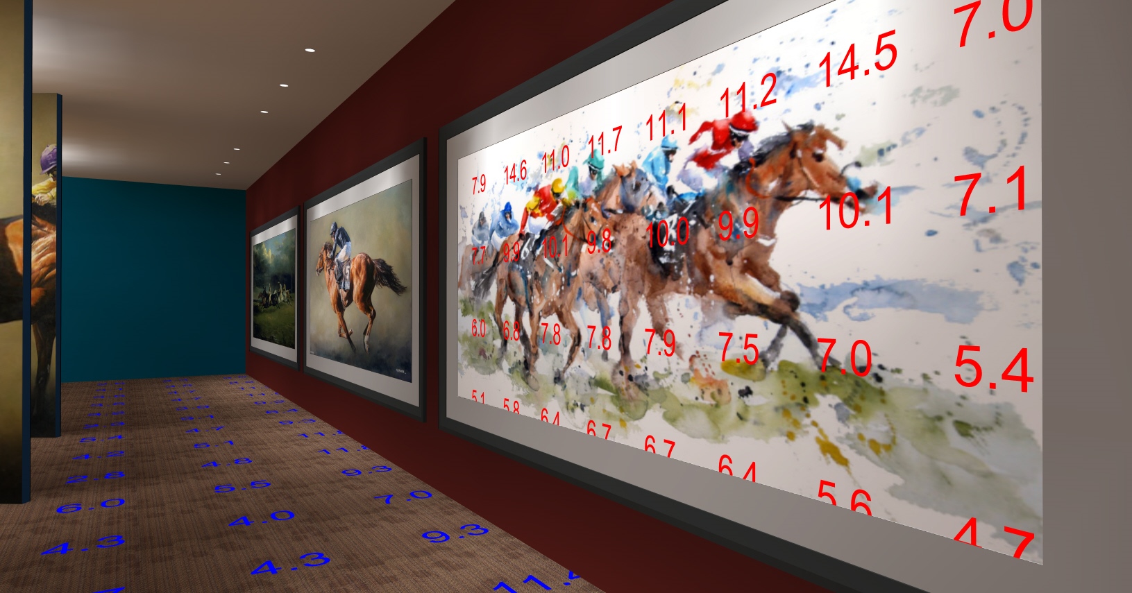 OHG Horse Racing Gallery Render with FC